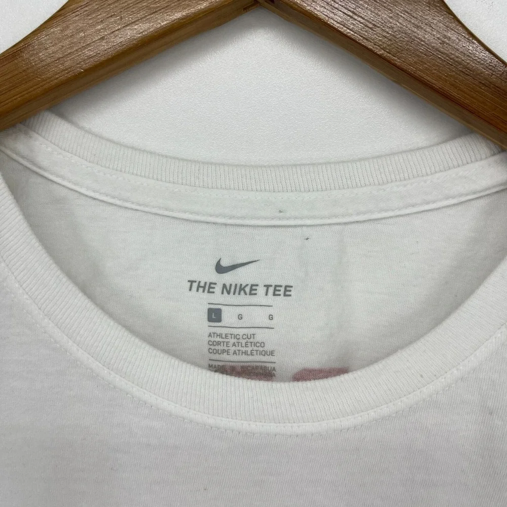 Nike T-Shirt Women's L White‎ US Soccer #13 Alex Morgan USA United States Futbol